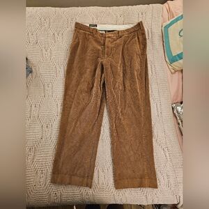 Men's Orvis Brown Corduroy Pants‎ 100% Cotton Size 40